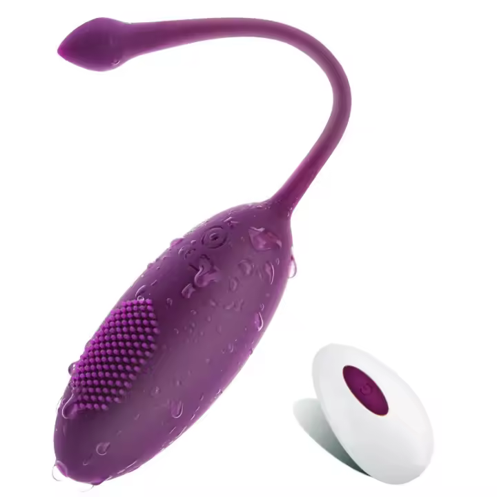 Vibrador de Bala con Control Remoto Inalámbrico para Estimulación del Punto G, Recargable, Batería de 240mAh, Vibrador de Braga Discreto para Mujeres y Parejas, Ayuda para la Intimidad de Parejas | Vibrador Moderno | Vibrador Recargable - 1