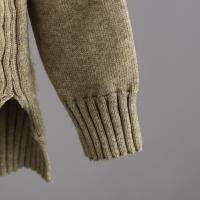 Conjunto De Suéter Y Pantalones Para Mujer HLBCBG Otoño Invierno 2 Piezas Tejido De Cashmere Estilo Casual Oversize V-Neck - details 10