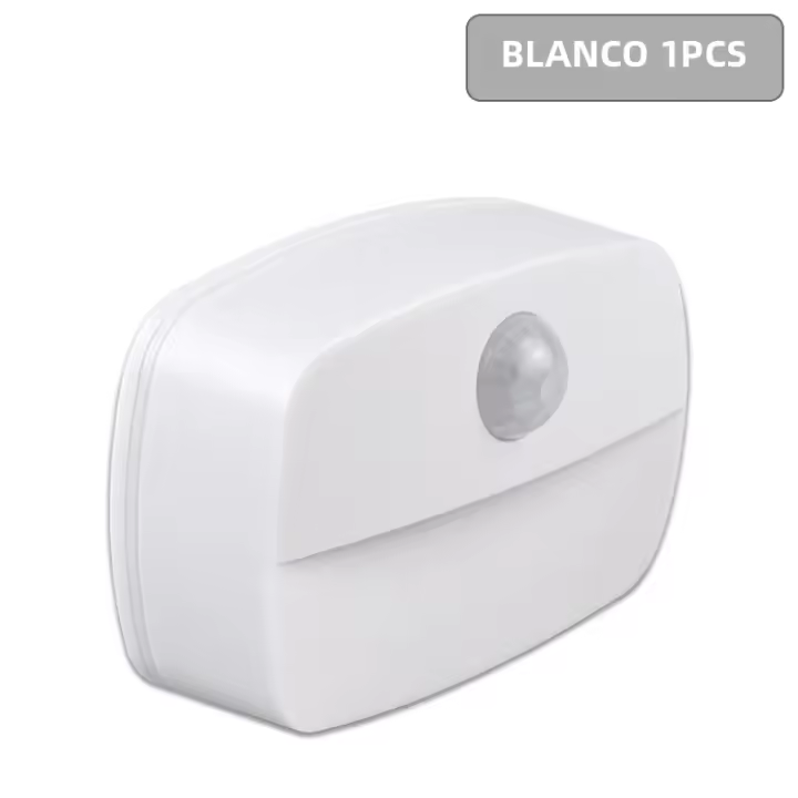 Lámpara Nocturna LED Con Sensor De Movimiento Lámpara De Noche Para Decoración De Habitaciones Y Armarios Con Enchufe EU Luz De Noche Rectangular Para Dormitorio Y Hogar - 1
