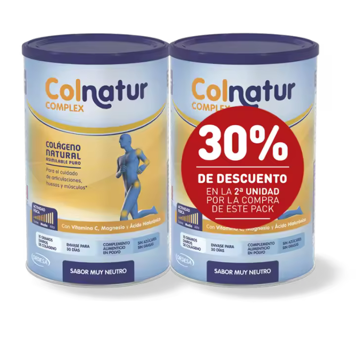 COLNATUR Complex Neutro Colágeno Soluble DUPLO 2x330g OFERTA UNIDADES LMITADAS - 1