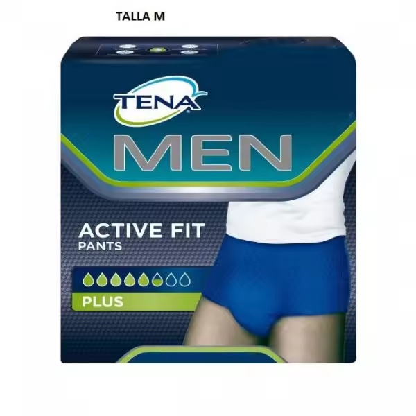 Tena Men Active Fit Pants Talla M  9 unids - 1