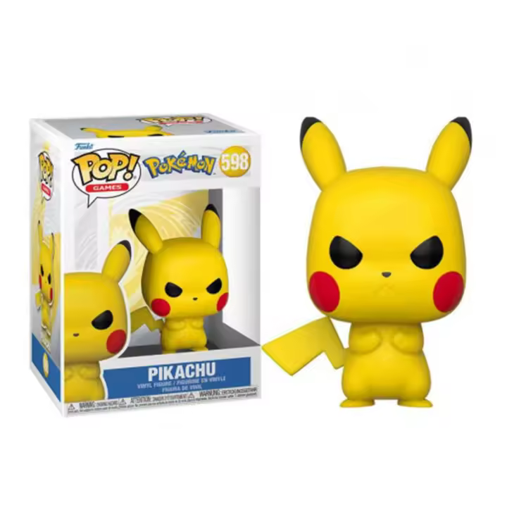Funko pop pokemon pikachu gruñon nº 598  -caja original- - 1