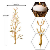 10pcs Flores Artificiales Para Velas Flotantes Relleno De Vaso De Suspensión En Cilindro Decoración De Fiesta De Boda - details 5