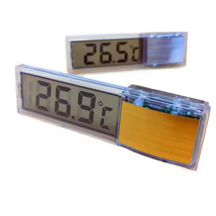 Medidor De Temperatura Electrónico LCD 3D Para Acuario Termómetro Para Tanque De Peces Control De Temperatura Accesorios De Jardín Y Cuidado Del Hogar - 1