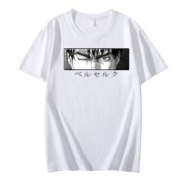 Camiseta De Algodón Oversized Para Hombre Y Mujer Anime Berserk Estilo Casual Manga Corto Impresión T-shirt Tops Tee Para Fans De La Moda - details 13