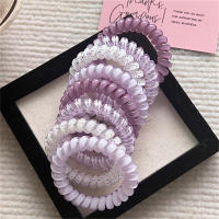 4pcs/set Elásticos Para El Cabello En Forma De Teléfono Azul Y Morado Accesorios De Cabello Lindos Y Dulces Para Mujeres - details 5