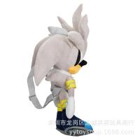Juguete De Peluche Sonic De Alta Calidad 40cm Algodón PP Suave Muñeco De Dibujos Animados Gato Espinoso Regalos Para Niños Cumpleaños - details 1