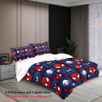 Juego De Sábanas De Poliéster 90gsm 3 Piezas Con Estampado De Rostro De Dibujos Animados Rojo Y Tejido De Hilo Tat Para Cama - details 3