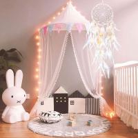 Feather Dream Catcher, hecho a mano Light Up Dreamcatcher móviles Dream Catcher Retro decoración romántica para niña decorativa móvil hogar dormitorio pared coche regalo de cumpleaños - details 1