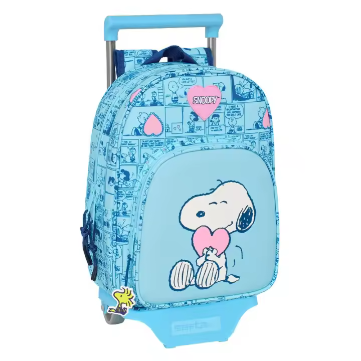 Safta Mochila Con Ruedas Snoopy Love - 1