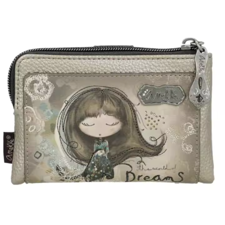 Anekke Real - Billetero/Monedero Flexible RFID - Tamaño Mediano - Referencia 41709-912 - Medidas 15 x 10 x 3 Cm - Nueva Colección Otoño/Invierno 25 - - 1