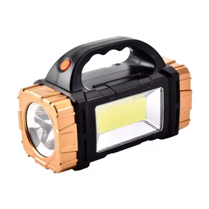 Linterna Solar LED Potente Portátil Con Luz De Trabajo COB Recargable USB 4 Modos De Iluminación Torcha Solar Para Exteriores - 1