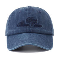 Gorra De Béisbol De Algodón Lavado Con Bordado De Letras Unisex Ajustable Vintage Desgastada Para Hombres Y Mujeres Protección Solar Gorras Para Hombres - details 7