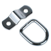 Anclajes De Acero Resistentes Para Cuerda D-Ring - Set De 4 Con Capacidad De 2400LBS Para Camiones Remolques Y Más - details 8