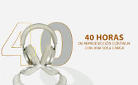 TEISCHE ND09 Auriculares inalámbricos de Bluetooth Cascos auriculares de diadema supraaurales wireless over ear Cascos auriculares bluetooth de diadema con cancelación de ruido Cascos de sonido estéreo y bajo potente con duración 40H y 3 niveles de ajuste - details 0