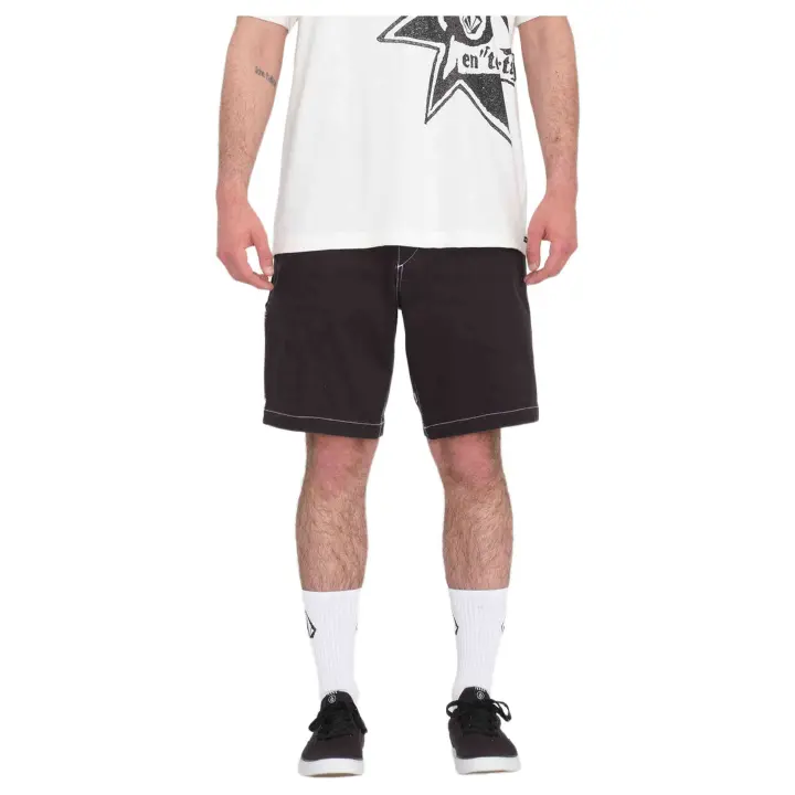 Pantalon Corto Volcom V Ent Hockey Dad 20 para hombre en color negro - 1