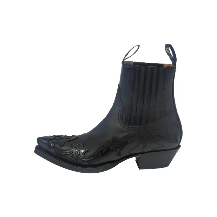 Botines Cowboy SENDRA 4660 Cuervo Florentic Sprinter Color Negro - 1