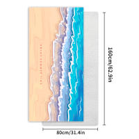 Toalla de playa anti-ultravioleta, producto de moda, para viajes, yoga, deportes, toalla de secado rápido, toalla de baño con protección solar para la playa. - details 9