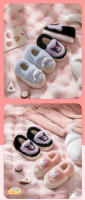 Zapatillas De Peluche Sanrio Para Niñas Con Suela Suave Y Antideslizante Diseño De Dibujos Animados Lindo Y Cálido Para Interior En Invierno - details 6