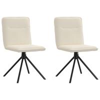 vidaXL Sillas de comedor 2 unidades tela en color Gris oscuro/Taupé/Gris nube y más | cómodas modernas ergonómicas para comedor cocina salón hogar - details 5