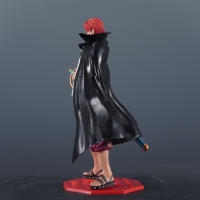 Figura De Anime One Piece Shanks 24.5cm PVC Estatua Coleccionable Modelo Juguetes Regalos Para Fans De La Serie Unisex - details 3