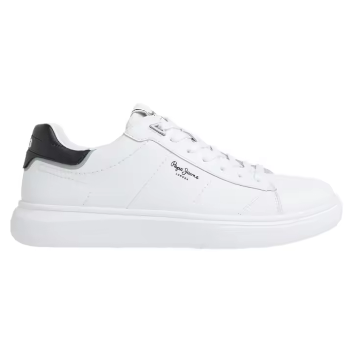 Pepe Jeans London Pepe Jeans Zapatilla Casual Eaton Basic Hombre Piel Blanco - 1