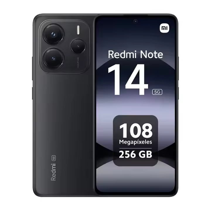 Xiaomi Redmi Note 14 5G Versión Europea 8+256GB Dimensity 7025-Ultra Pantalla AMOLED 6,67" 120Hz, 108MP, 5110mAh, 45W, IP64, NFC - 1