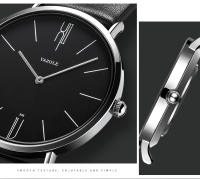 Reloj De Pulsera De Cuarzo Para Hombre Marca Lujosa Estilo Casual Y Fashion Material De Correa De Cuero Movimiento De Cuarzo Resistente Al Agua - details 10