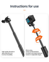 TELESIN Barra De Flotabilidad Subacuática Trípode Extensible Para Selfie Cámara Accesorios Para GoPro Insta360 DJI OSMO Accesorios De Natación - details 10