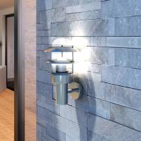 vidaXL Lámpara de Pared de Exterior Acero Inoxidable Aplique Luz de Jardín Con sensor Sí, No - details 1