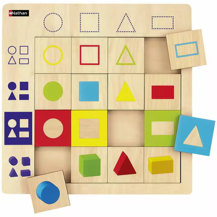 Puzzle de lógica Formas Geométricas - 1