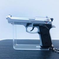 Pistola De Juguete De Aleación 1:3 92F Adorno Para El Hogar Decoración De Artefactos De Metal Desmontable Regalo Para Fiestas Colgante Para Llaves - details 0