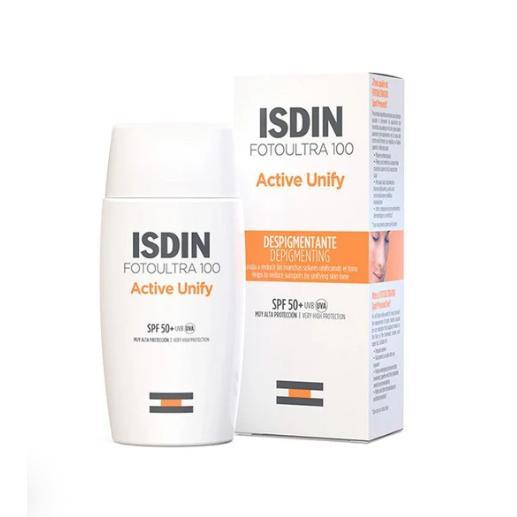 ISDIN FotoUltra 100 Active Unify Despigmentante SPF 50+ 50ml — oferta en Miravia
