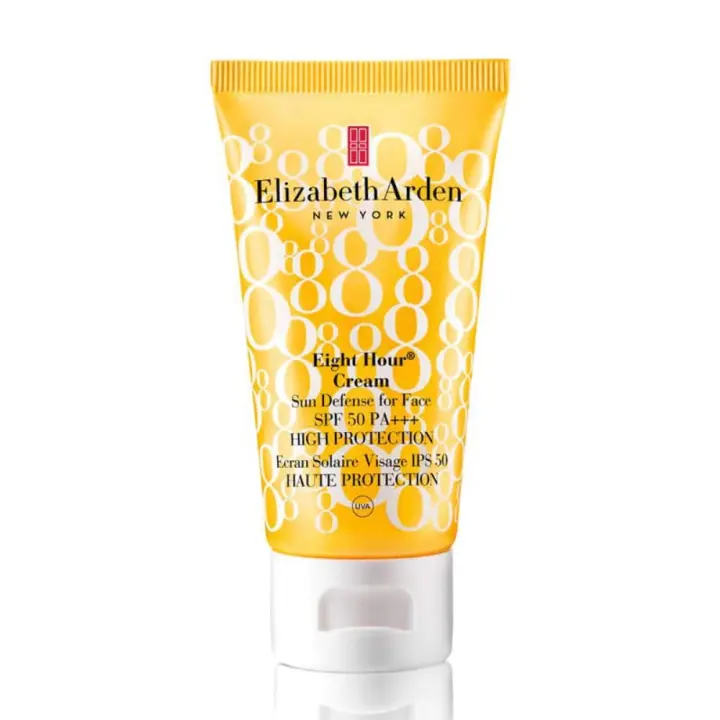 Elizabeth Arden – Ocho Horas Crema sol defensa para la cara SPF 50 Alta Protección 50ml - 1