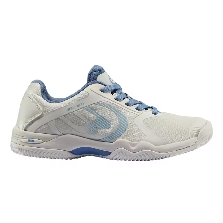 Zapatillas Bullpadel Beker 24V Blanco para mujer. Suela Espiga - 1