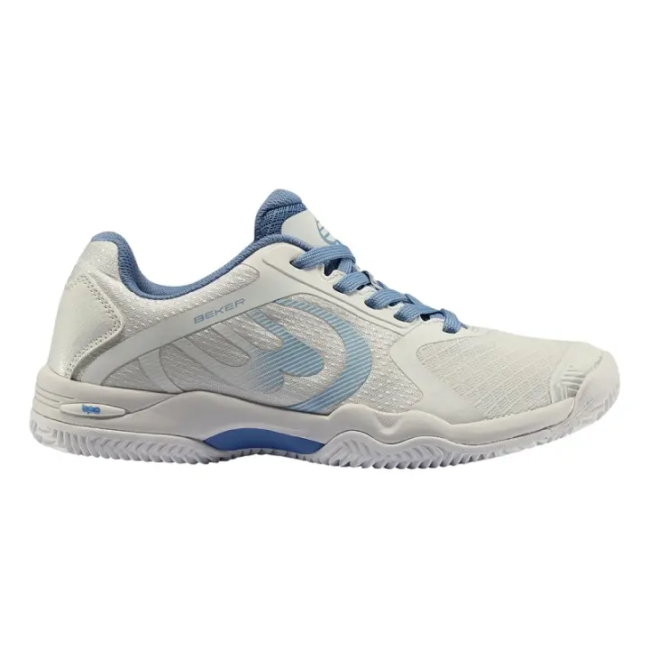 Zapatillas Bullpadel Beker 24V Blanco para mujer. Suela Espiga - 1