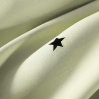 Cortinas De Ventana Doble Capa Para Niñas Y Niños Con Estilo Nórdico Estrella Negra Acolchadas Para Dormitorio Decoración De Puerta - details 16