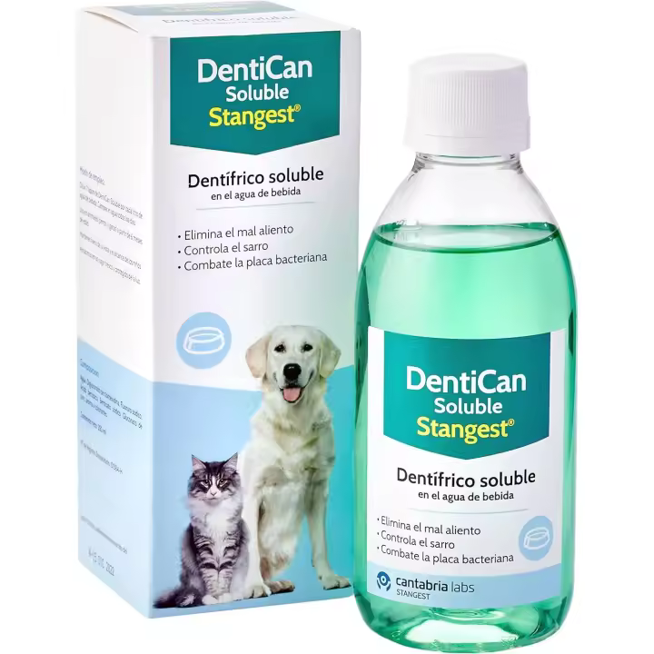 Stangest Dentican Dentífrico Soluble - Cuidado dental para Perros y Gatos - 1