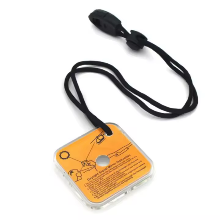 Espejo De Señal De Sobrevivencia Para Emergencias De Camping Y Senderismo Reflector De Luz Del Sol Kit De Primeros Auxilios - 1