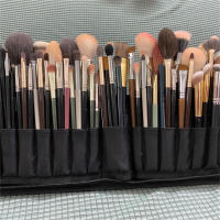 Bolso Organizador De Maquillaje Para Mujer Profesional Plegable Impermeable Con 29/14 Agujeros Estuche Portátil Para Cosméticos Y Cepillos De Maquillaje - details 5