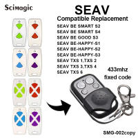 Control Remoto Para Garage Universal Clon SEAV TXS1 TXS2 TXS3 TXS4 TXS6 BE HAPPY S1 S3 SMART S2 8 Dips Código Fijo 433MHz - details 2