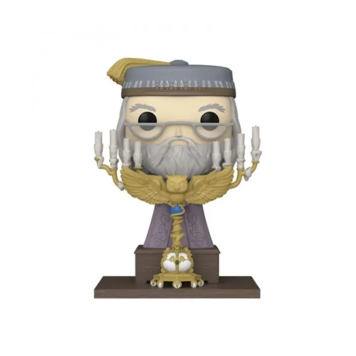Funko POP! Deluxe Harry Potter-Albus Dumbledore con podio - Harry Potter y el Prisionero de Azkaban- Figura Coleccionable Oficial - Juguete para Niños y Adultos - Fans - Diversidad de Personajes y Temáticas - 1