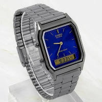 reloj Casio VINTAGE EDGY AQ-230GG-2A unisex dial analógico y digital Hora dual - alarma - details 2
