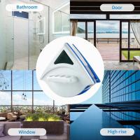 Nueva Cepillo De Limpieza De Ventanas Magnético Para Hogar Y Edificios De Piso Alto Herramienta De Limpieza De Vidrio Doble Cara Con Fuerte Magnetismo - details 3