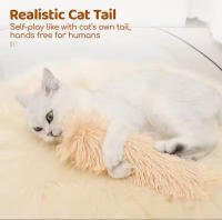2 Piezas de almohada de felpa de hierba gatera para gatos y gatitos, Color aleatorio 25x10cm juguete para gatos de interior, Juguete interactivo juguete para masticar ayuda a los dientes - details 3