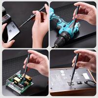 Juego De Destornilladores De Precisión 44 En 1 Con Mango Y Imán Herramienta De Reparación Para Electrónica Computadora Gafas Multifuncional Mini - details 7
