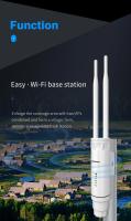 Repetidor de enrutador omnidireccional AC1200 de alta potencia para exteriores, punto de acceso 2G y 5G, antena de largo alcance, amplificador de estación Base WiFi, 2x5dBi - details 3