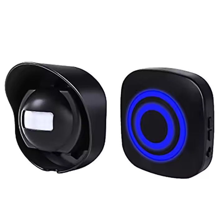 Entrada de Alarma inalámbrica Enchufe LA UE Resistente A La Intemperie Del Sensor de Movimiento y Detector 328ft Timbre de Inducción Buscapersonas Ciegas PARA EL Sistema de Alerta de Seguridad - 1