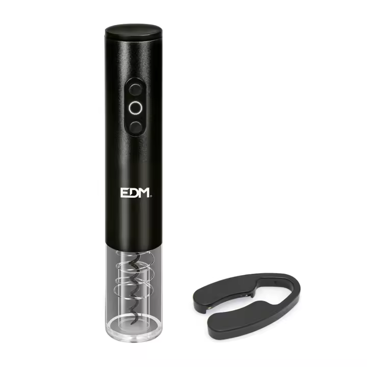 ABRIDOR ELÉCTRICO PARA BOTELLAS DE VINO 4xAA (NO INCLUIDAS) EDM - 1