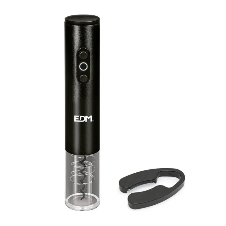 ABRIDOR ELÉCTRICO PARA BOTELLAS DE VINO 4xAA (NO INCLUIDAS) EDM - 1